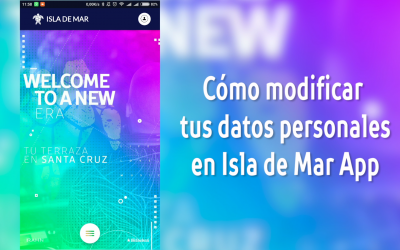Isla de Mar App. ¿Cómo modificar tus datos personales?
