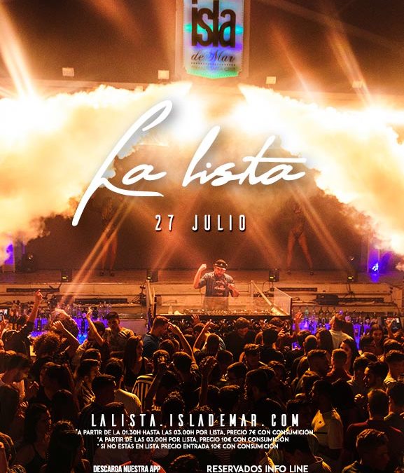 La Lista de verano | 27 JUL 2019 | Terraza Isla de Mar