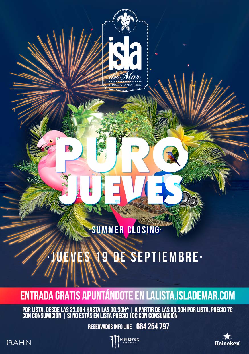 closing summer puro jueves terraza isla de mar