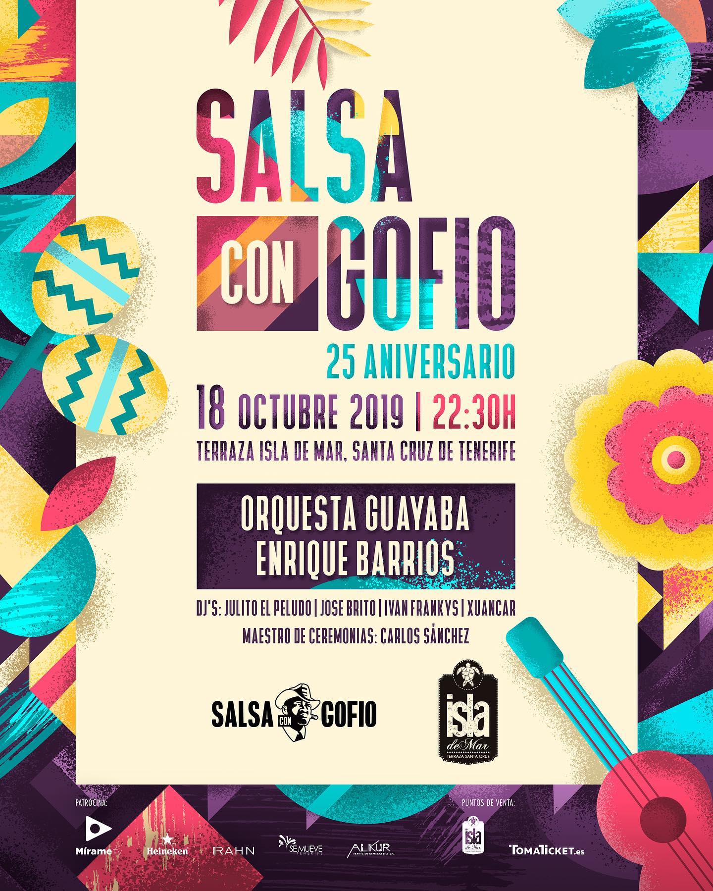 salsa con gofio terraza isla de mar