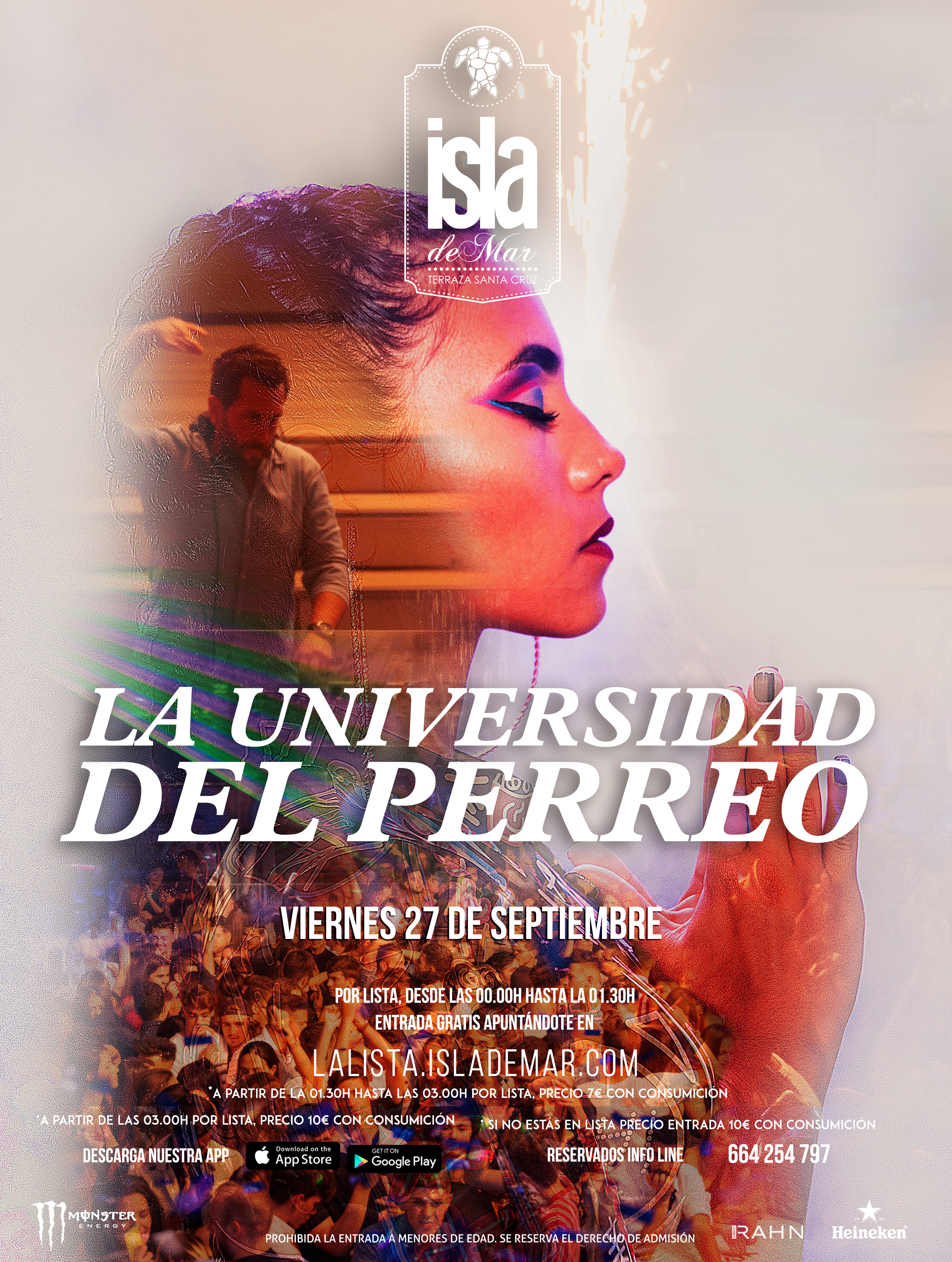 la universidad del perreo terraza isla de mar