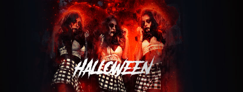 halloween en terraza isla de mar