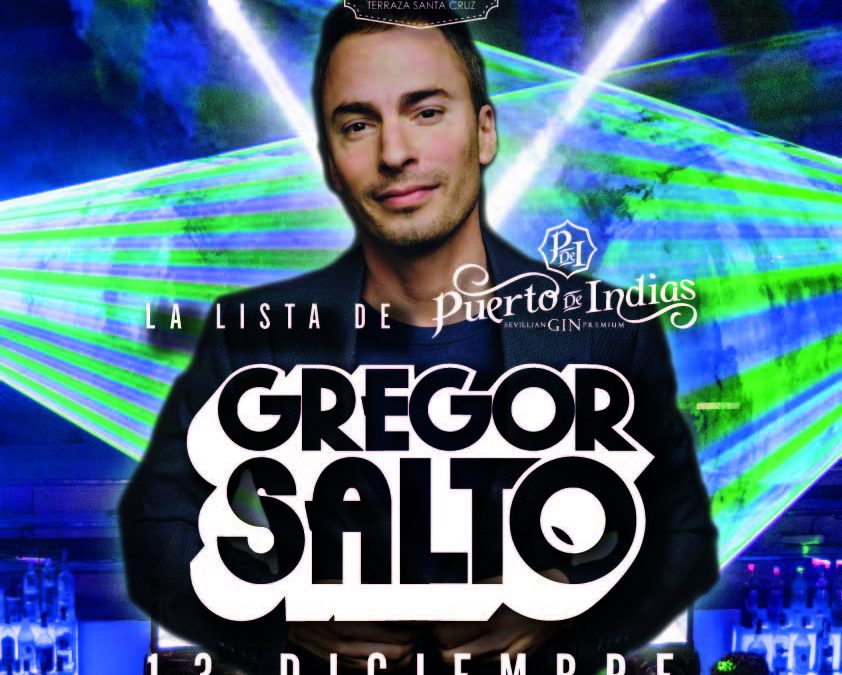 El dj internacional, GREGOR SALTO en Terraza Isla de Mar este viernes 13 diciembre