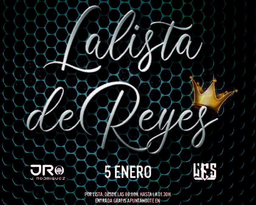 [Evento] La Lista de Reyes | 5 DIC 2019 | Terraza Isla de Mar