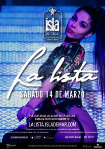 la lista del sábado de terraza isla de mar