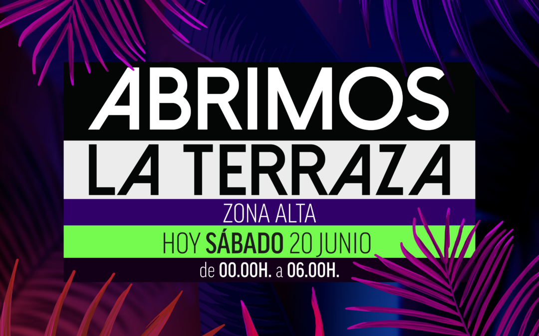 [EVENTO] ¡HOY vuelve Terraza Isla de Mar! Te esperamos desde las 00:01h.