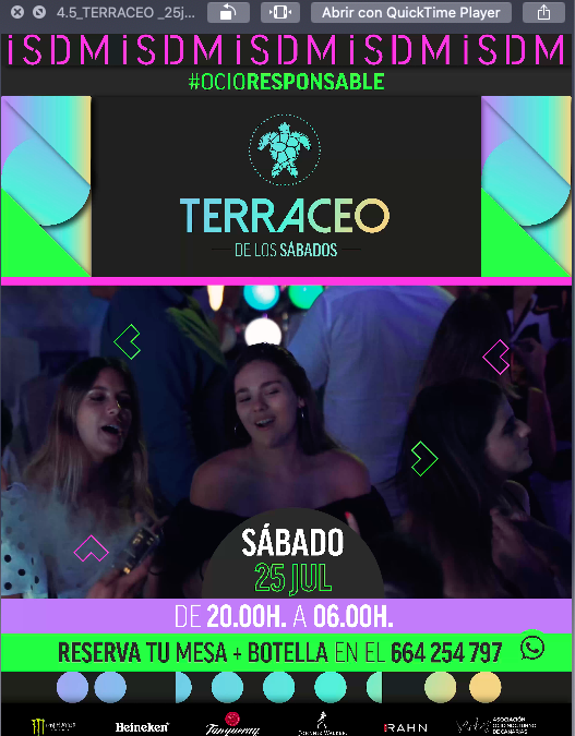 [EVENTO] Terraceo by Terraza Isla de Mar | 25 JUL 2020 | Terraza Isla de Mar