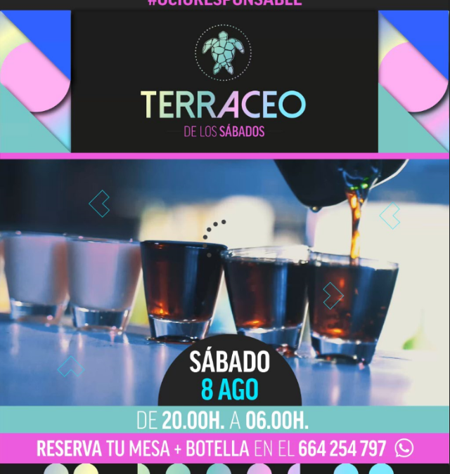 [EVENTO] Terraceo by Terraza Isla de Mar | SAB 8 AGO 2020 | Terraza Isla de Mar