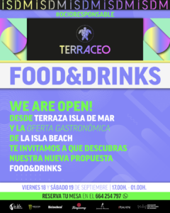 terraceo by terraza isla de mar food and drink