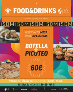 food & drinks terraza isla de mar