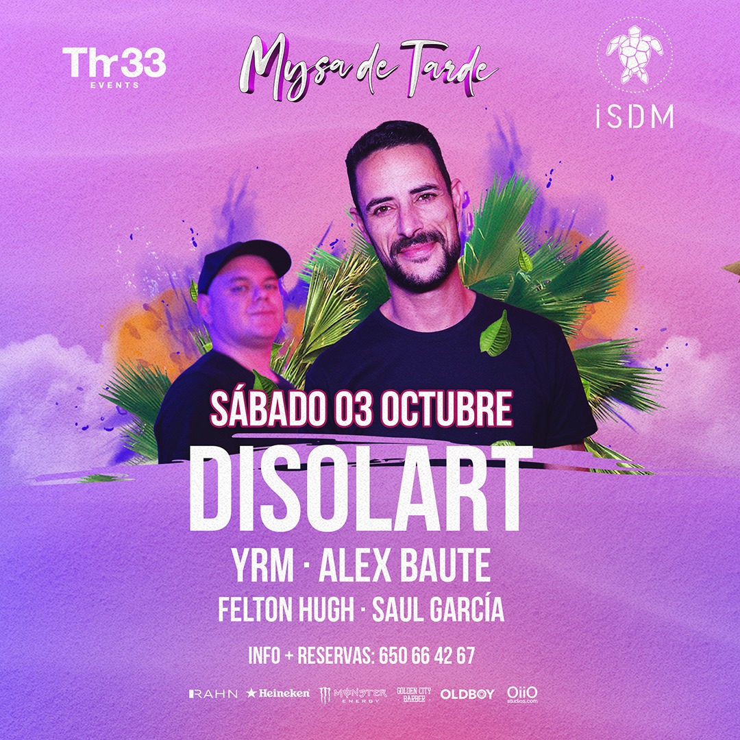 mysa de tarde en terraza isla de mar